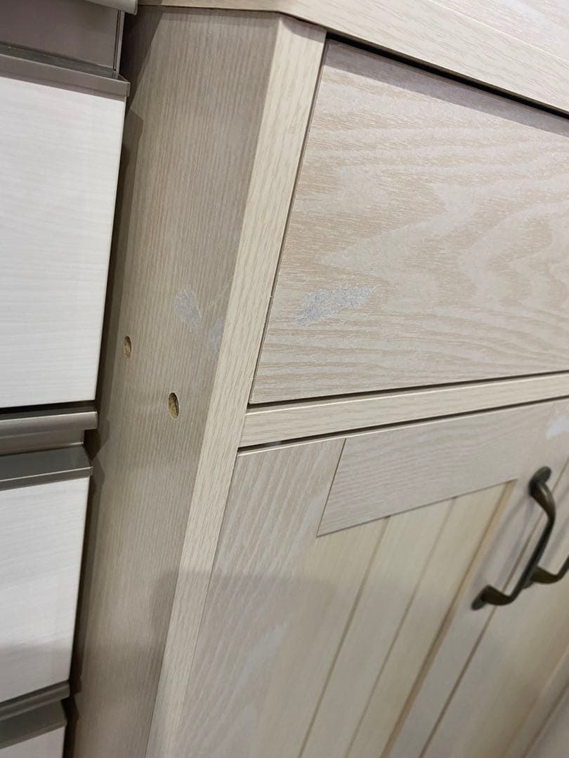 食器棚 キャビネット ヨーロピアン アンティーク おしゃれ 白