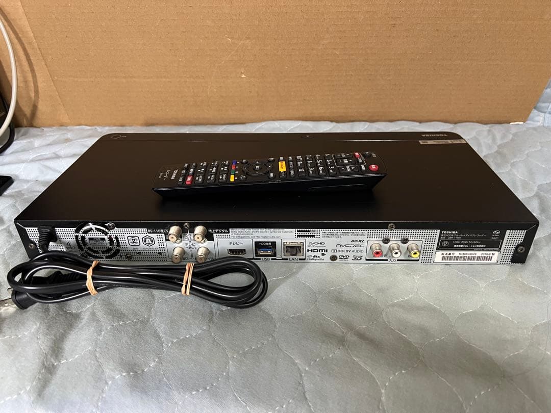 1TB/16年/REGZA/BDレコーダー/DBR-T1007/3番組同時録画