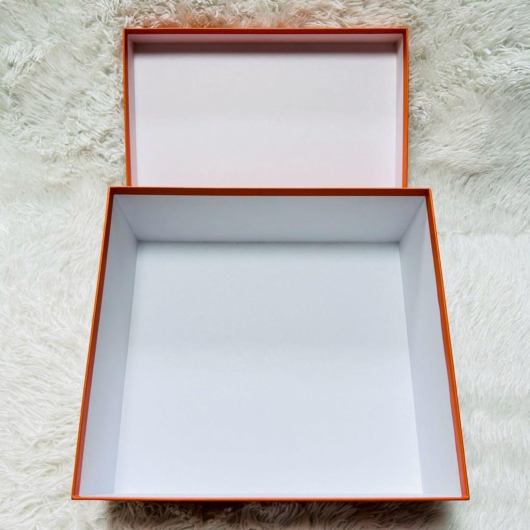 HERMES 空箱のみ ギフトBOX 保存袋 オレンジ 095 バーキン ケリー