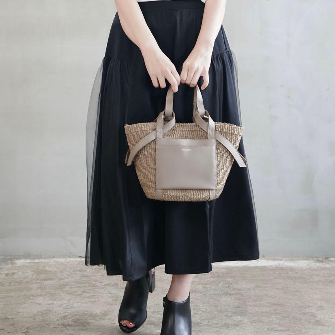 ヴィオラドーロ　トートカゴバッグ