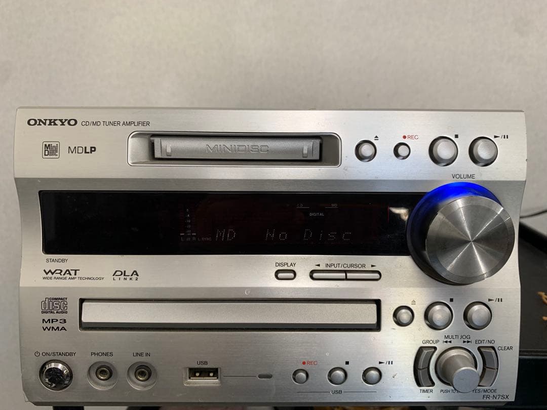 ONKYO® CD/MD TUNER ミニコンポ FR-N7SX 動作OK