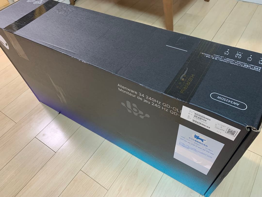 未使用新品Alienware 34 AW3425DW QD-OLED 240Hz