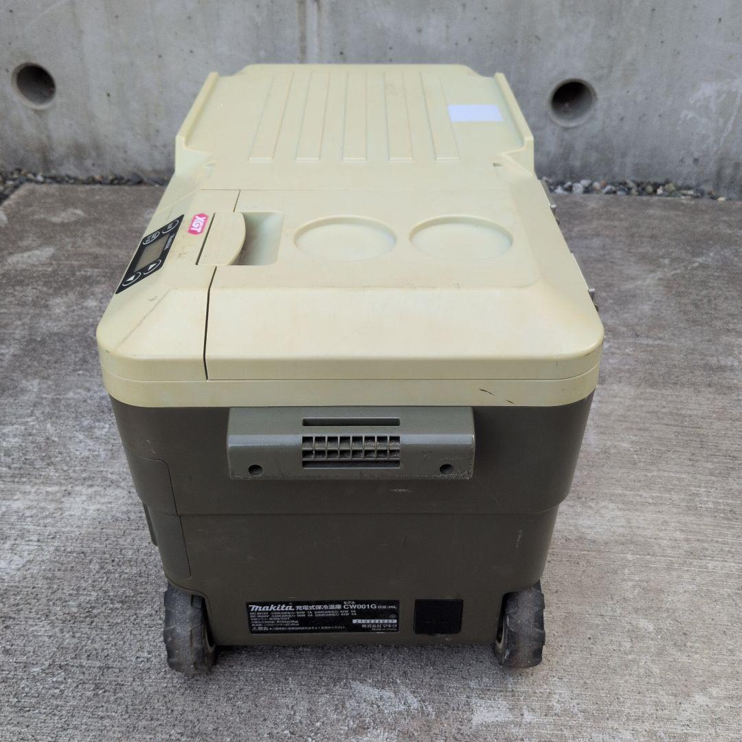 ジャンク品 CW001G Makita 冷温庫 大型 ベージュ/カーキ