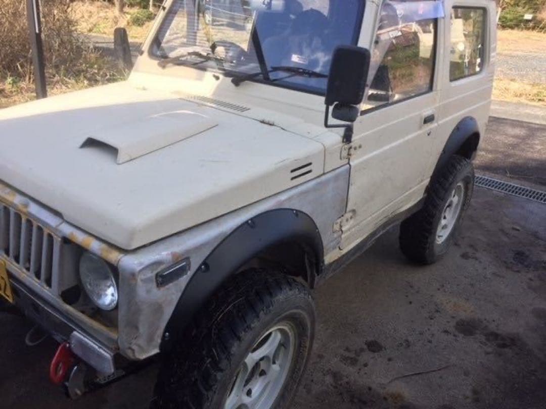 ジムニーJA11JB23JA22等 汎用オーバーフェンダー　側面ビス留め