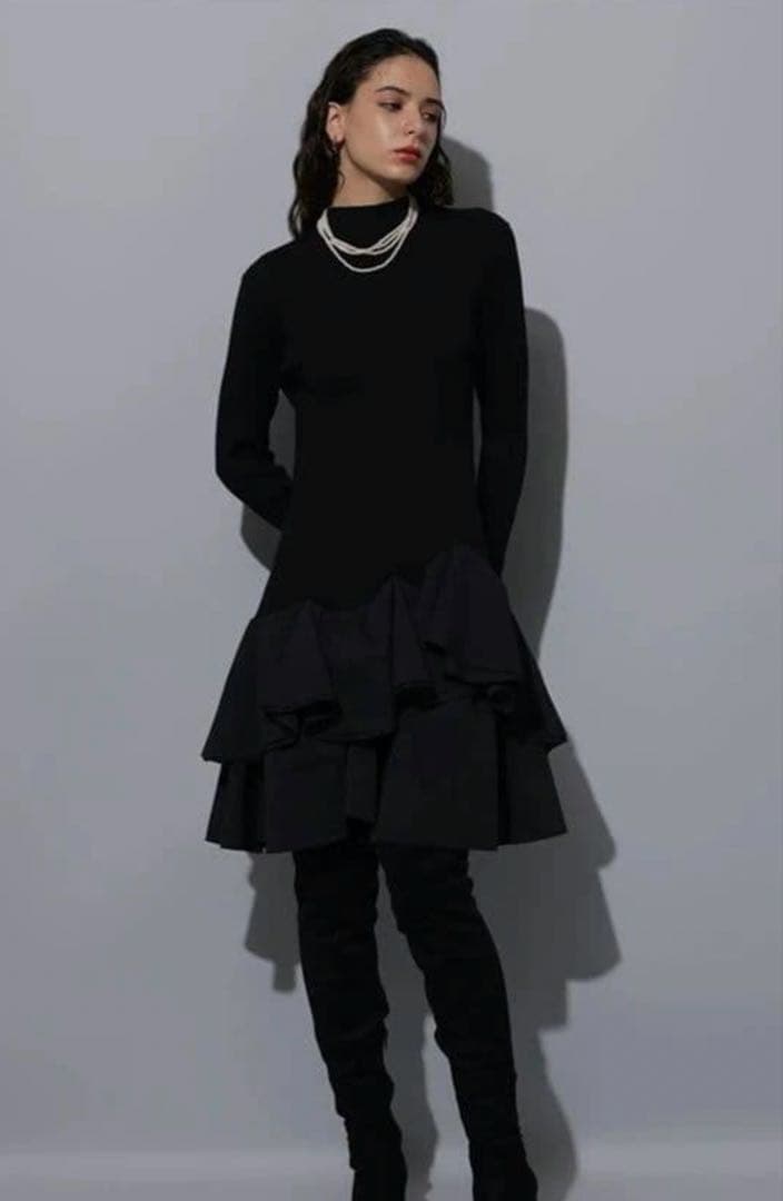 【新品】アルページュストーリー　タフタドッキングミニワンピース