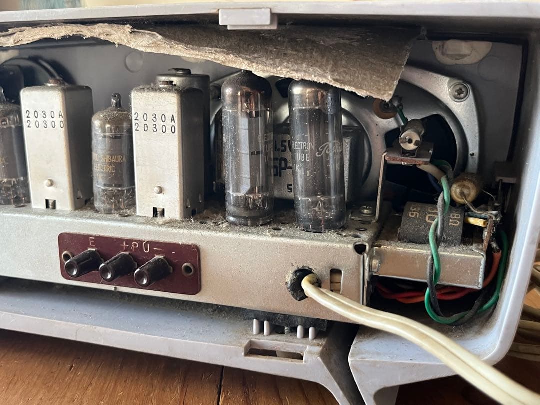 東芝ラジオかなりやOS 実働 /真空管ラジオ昭和Toshiba