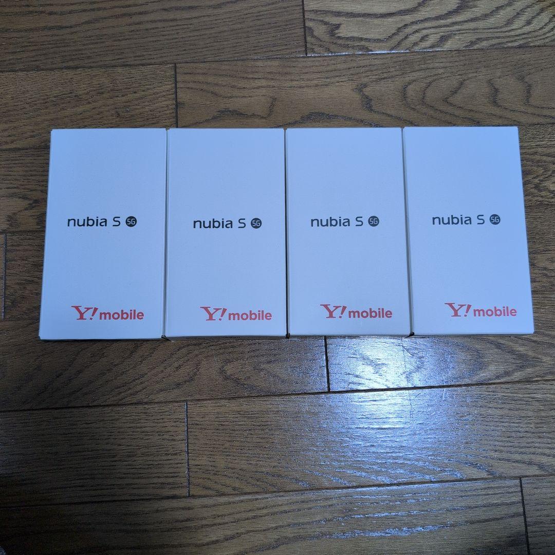 nubia S 5G Y!mobile 本体 4台