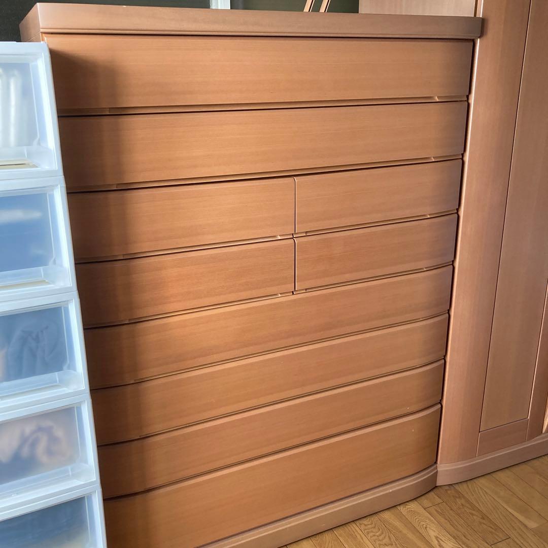 ポンポン。府中家具 婚礼家具 8段チェスト