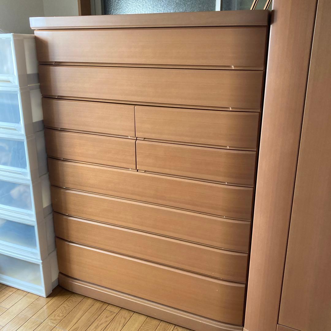 ポンポン。府中家具 婚礼家具 8段チェスト