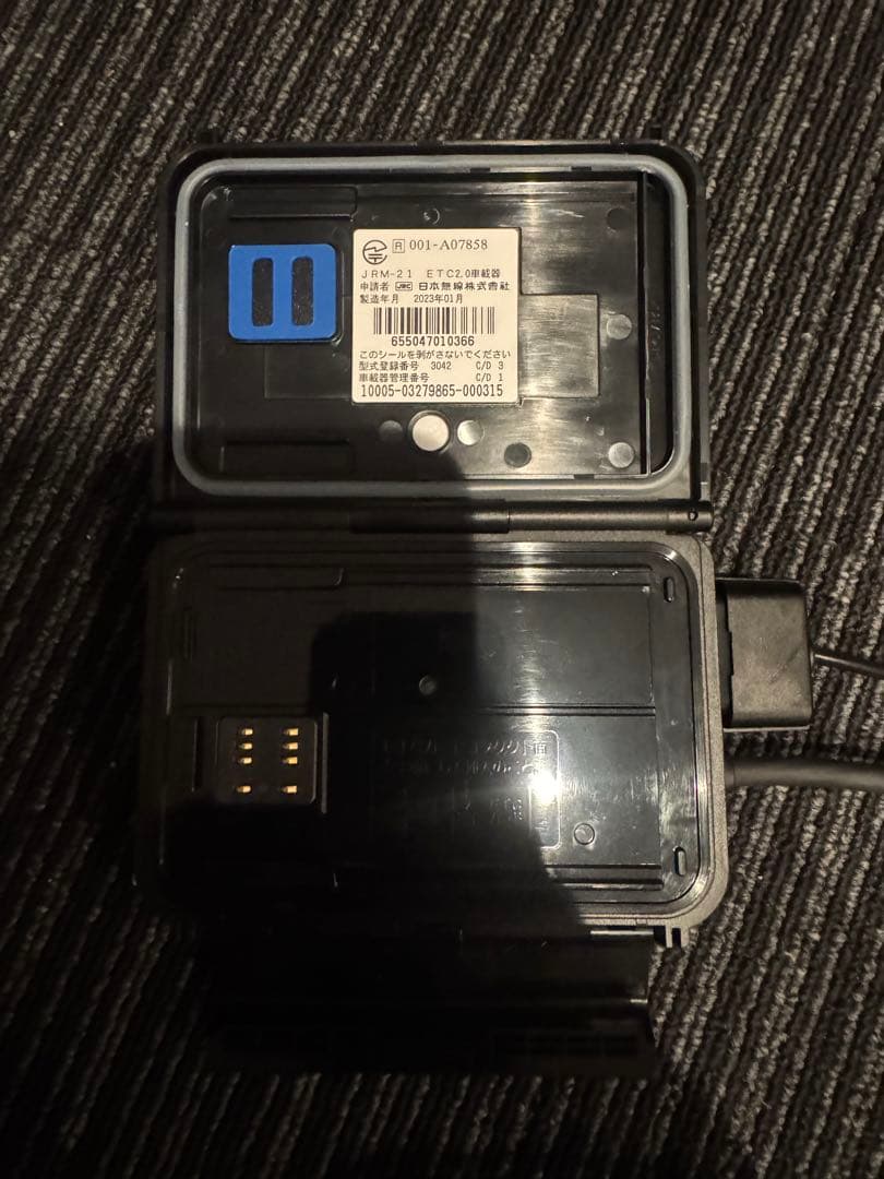 日本無線　バイク用ETC2.0 JRM-21 アンテナ分離型動作確認済