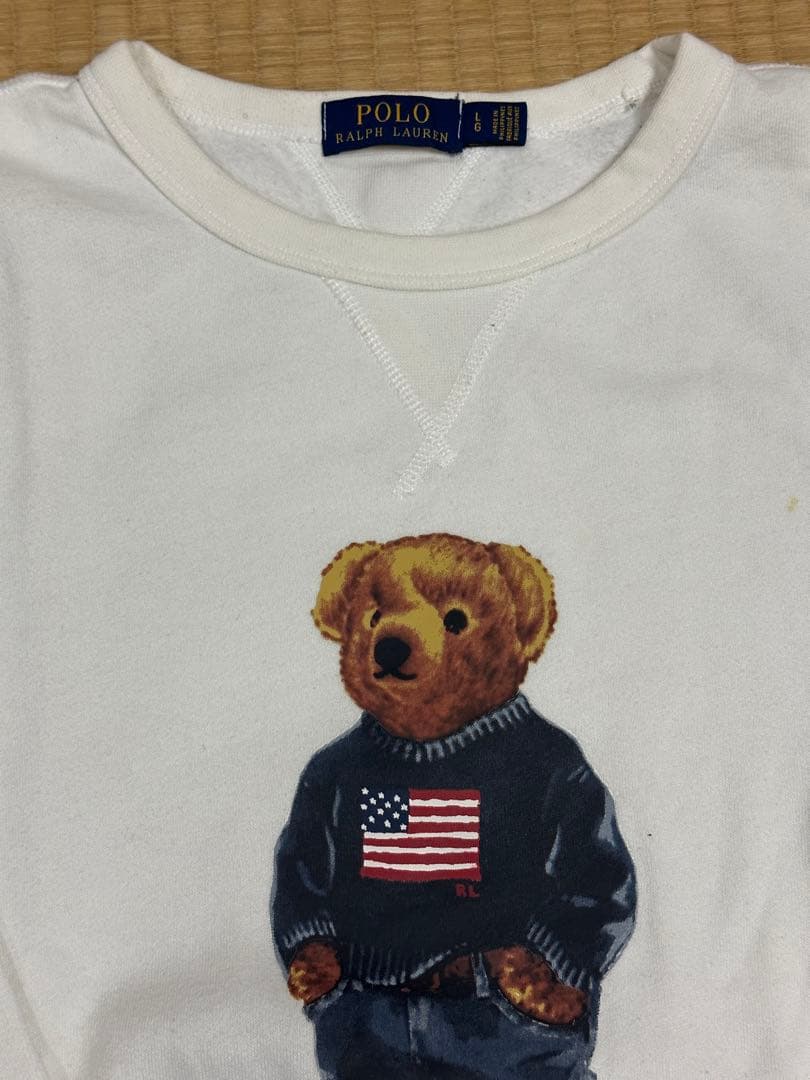 ハワイ購入　ラルフローレン　スウェット　トレーナー　ポロベア