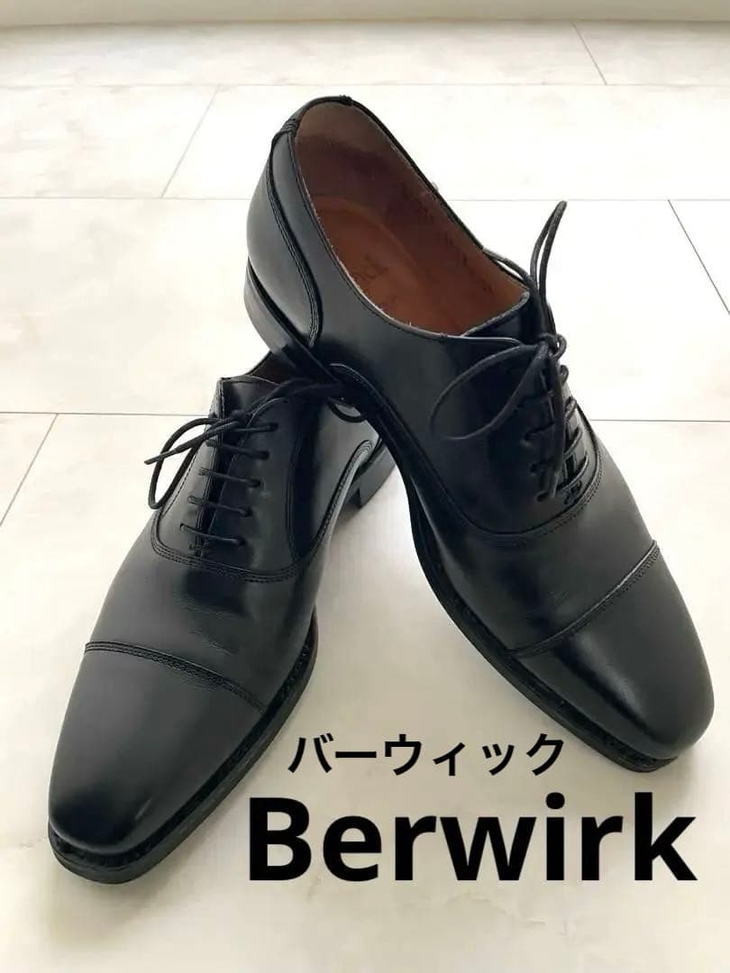 【美品】Berwirkストレートチップ