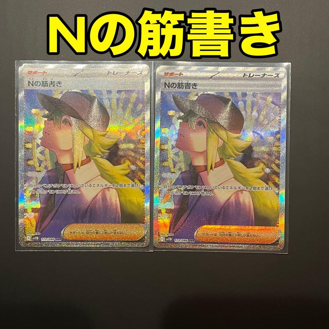 Nの筋書き　sar 2枚