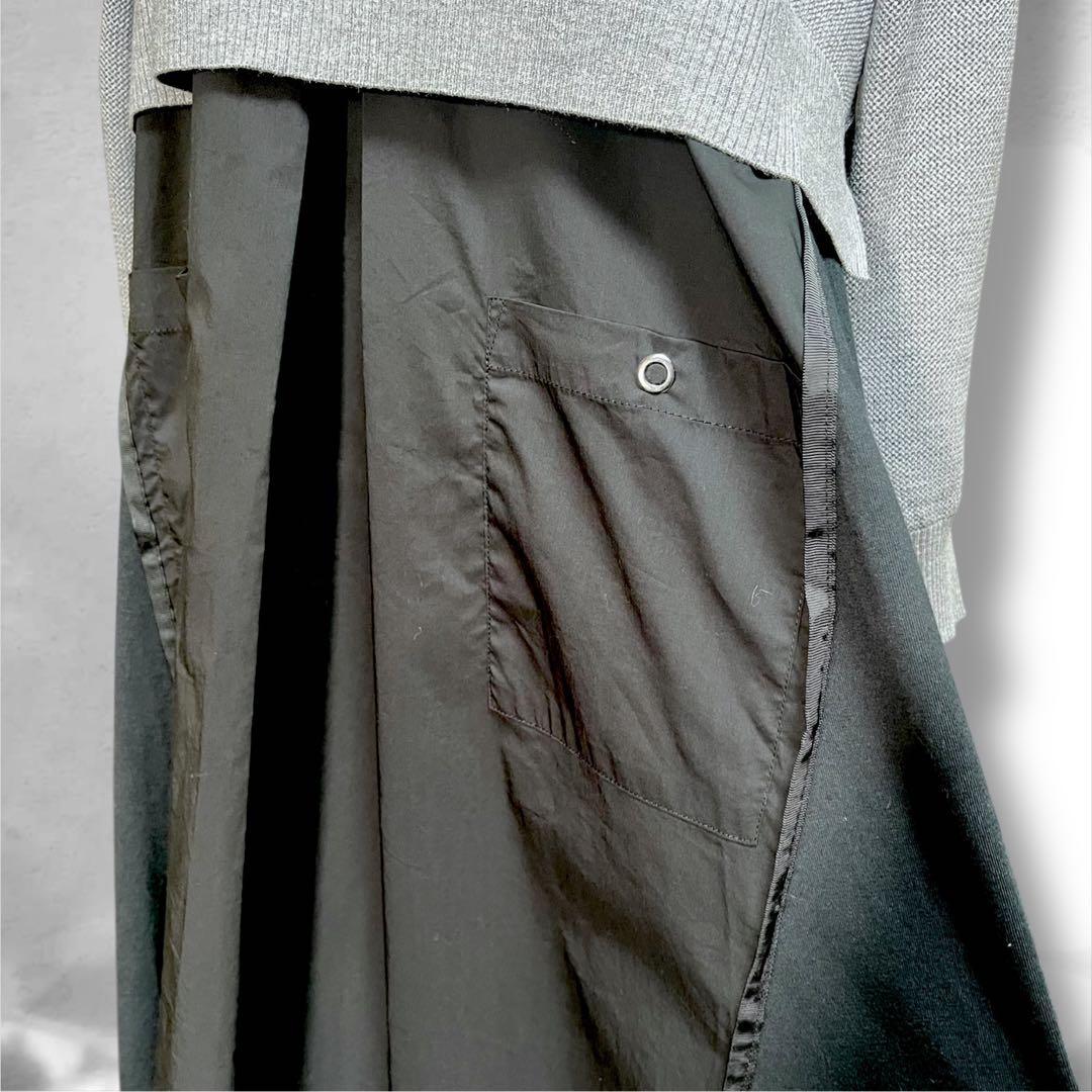 ♥️新品未使用♥️MICALLE MICALLEカットニット×ドッキングワンピース