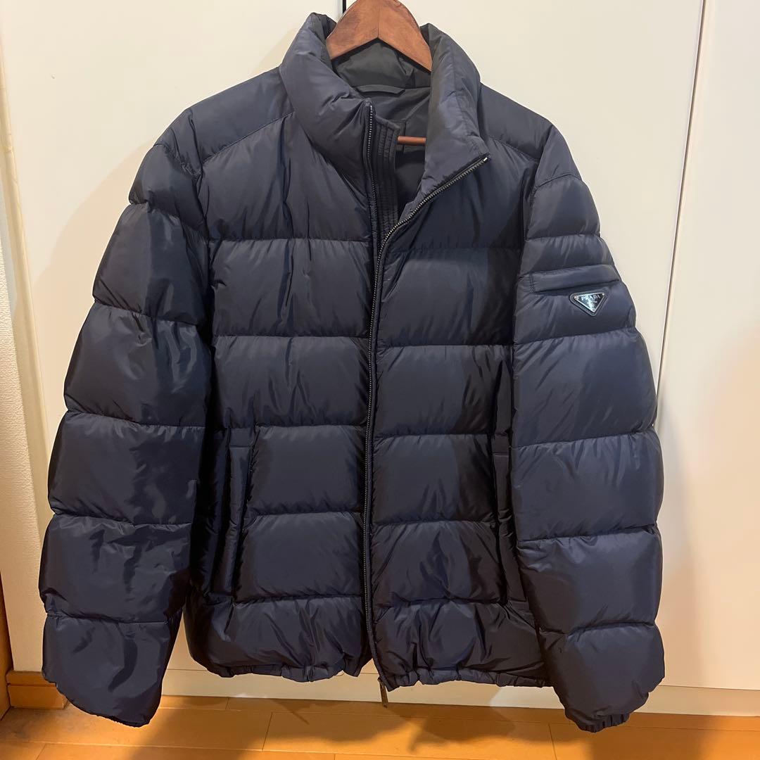 プラダPRADA ダウンジャケット　ネイビー