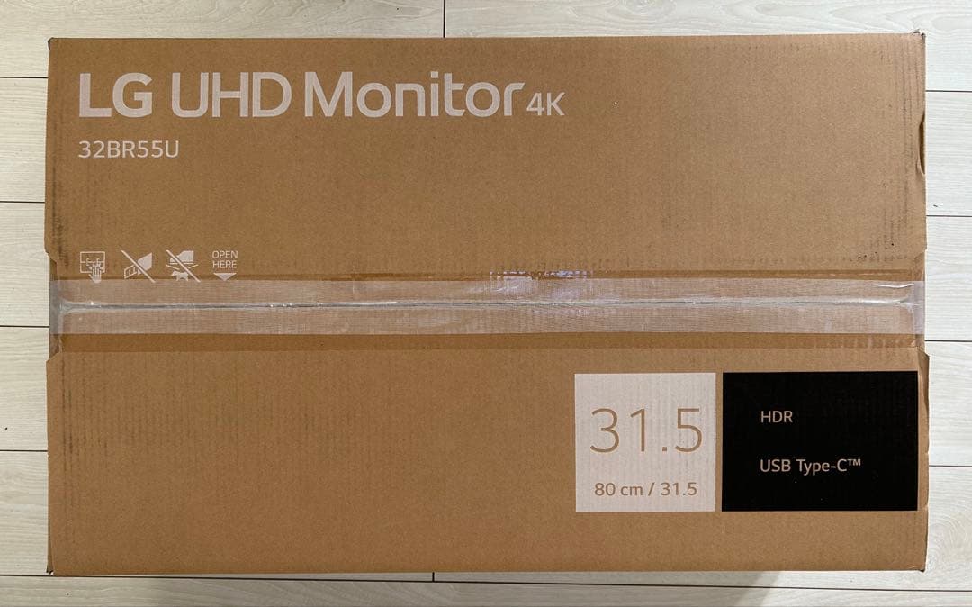 【美品】LG 31.5インチ4Kモニター 32BR55U-B