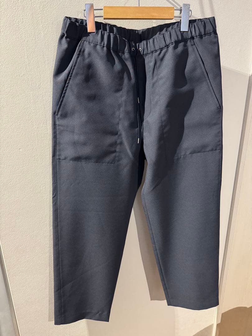 極美品！oamc ドローコードパンツ　ネイビー　ダークブルー　スラックス