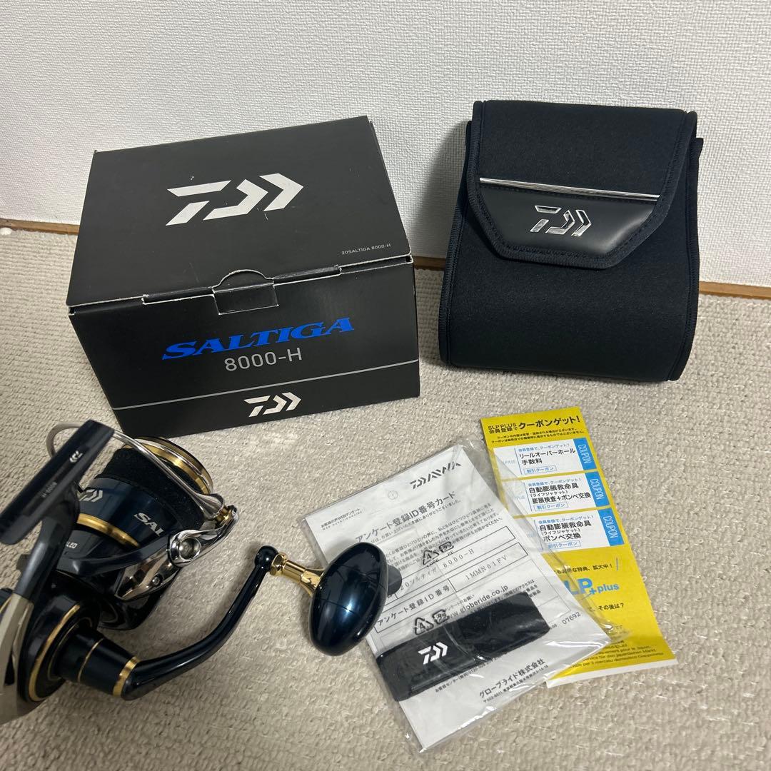 超お得❣️20SALTIGA 8000-Hスピニングリール❗️値下げします❗️