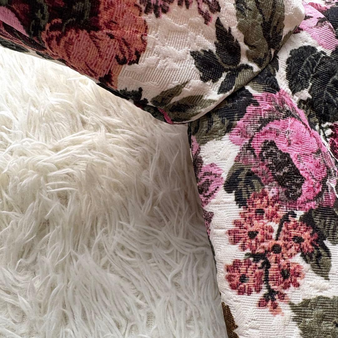 42サイズ　薔薇　コブラン調プリント　エムズグレイシー　ジャケット　2020年