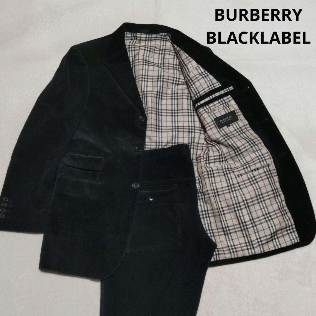 【美品】バーバリーブラックレーベル コーデュロイ ノバチェック セットアップ