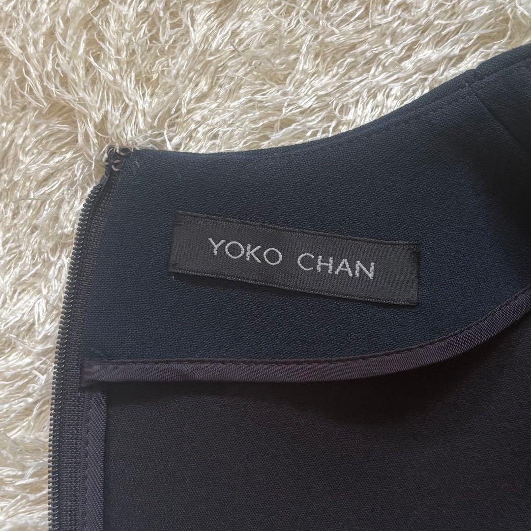 美品⭐️YOKO CHAN ブラック ノースリーブ ワンピース