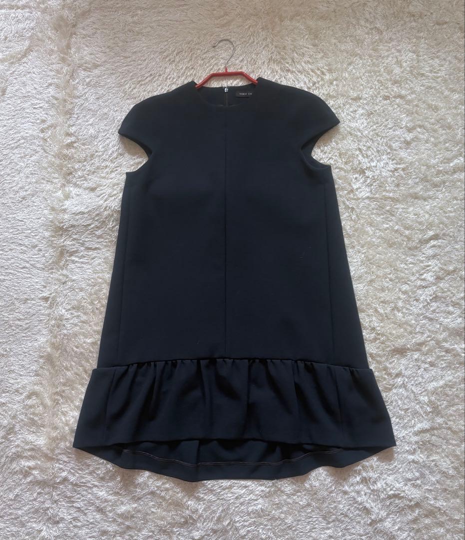 美品⭐️YOKO CHAN ブラック ノースリーブ ワンピース