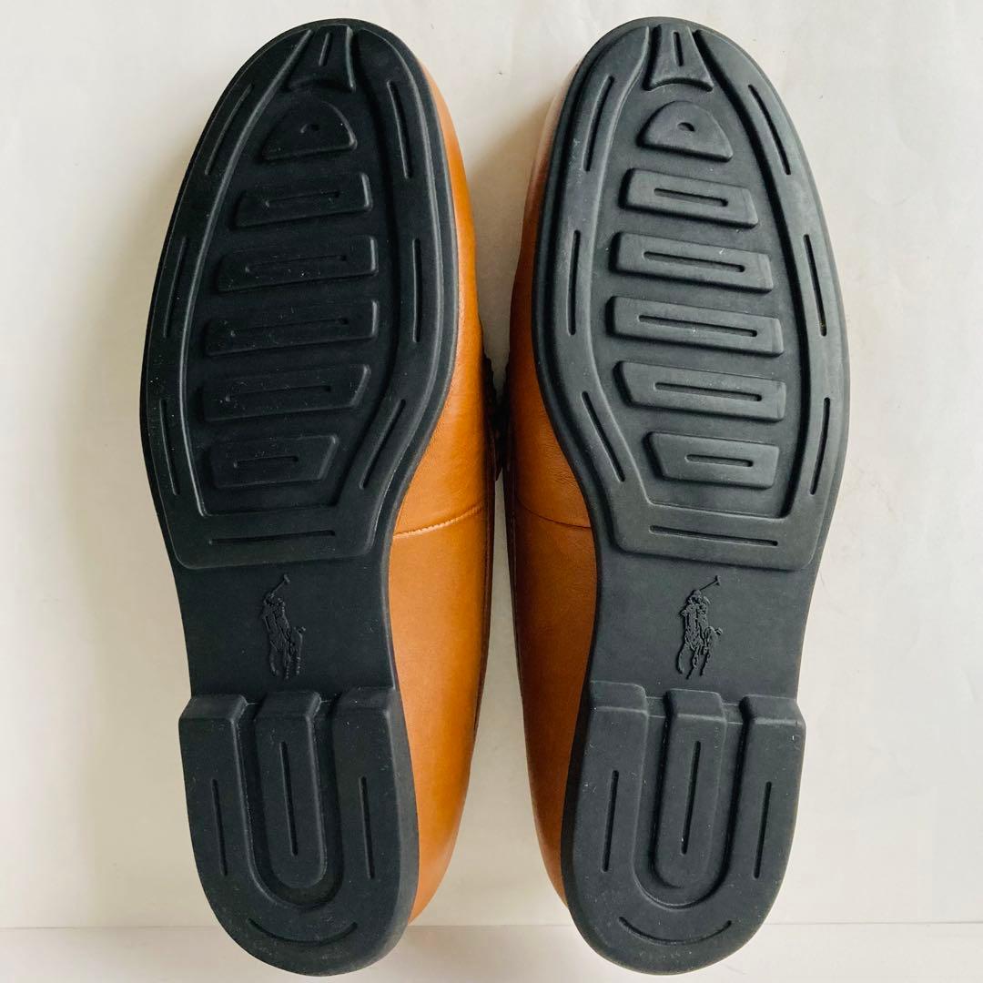 ジェダイマスターポロラルフローレン 茶色 ペニーローファー25cm 除菌済