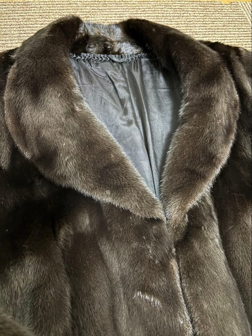 BLACKGLAMA ブラックミンク ロングコート