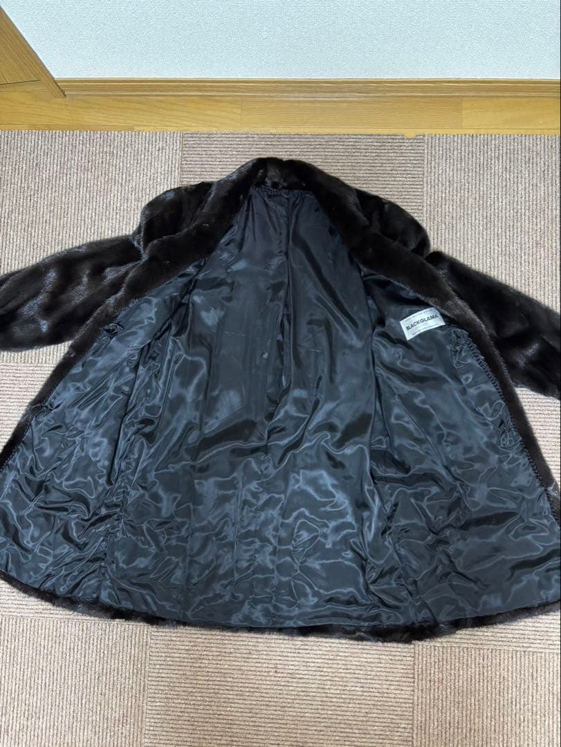 BLACKGLAMA ブラックミンク ロングコート