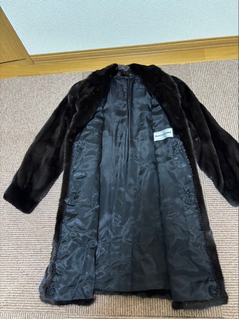 BLACKGLAMA ブラックミンク ロングコート