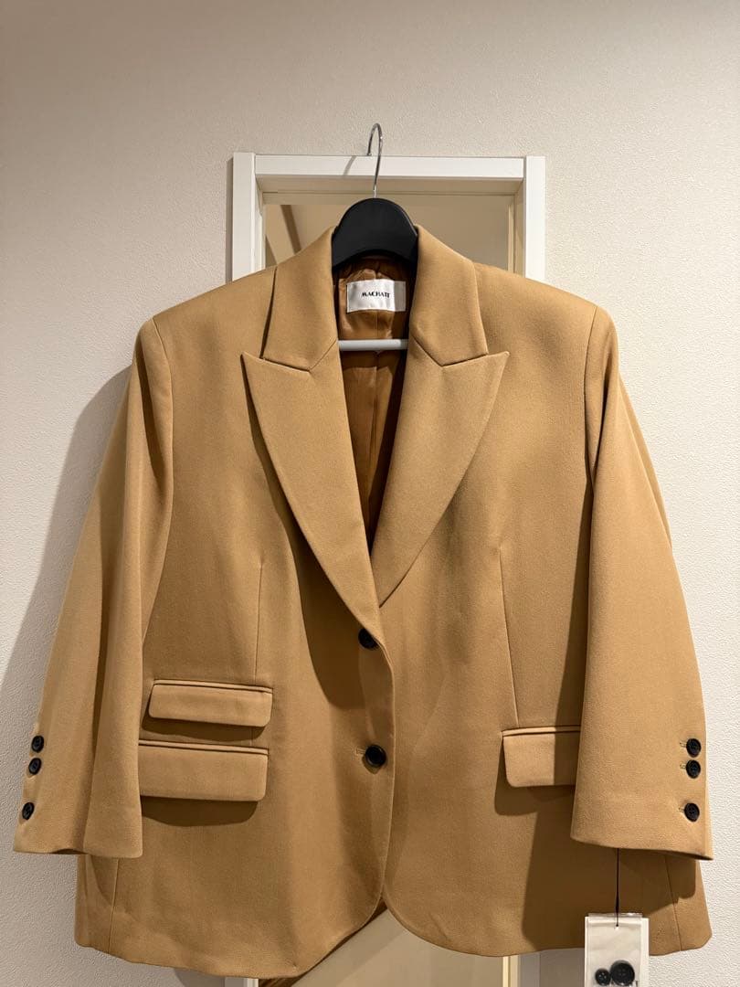 MACHATT 新品/正規品　ウールオーバージャケット（ベージュ）