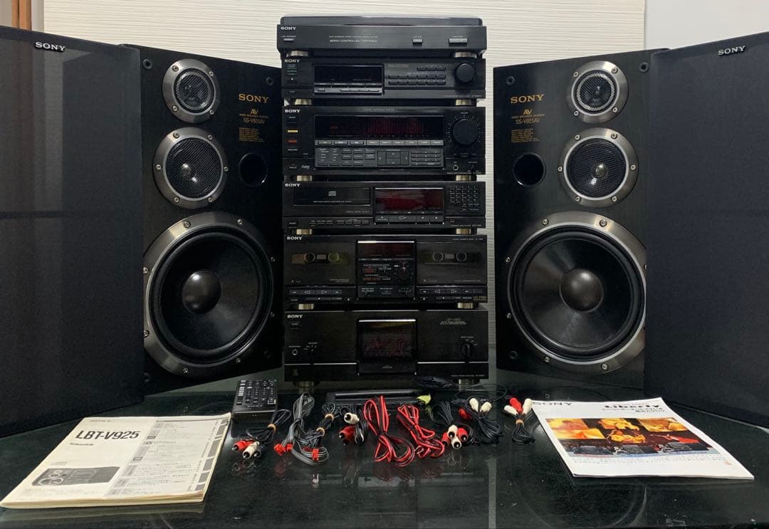 美品内蔵BT変更可能SONYリバティLBT-V925レコード付きメンテナンス済み