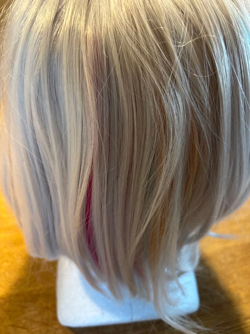 獅白ぼたん　ワイシャツ衣装・ウィッグ耳尻尾セット