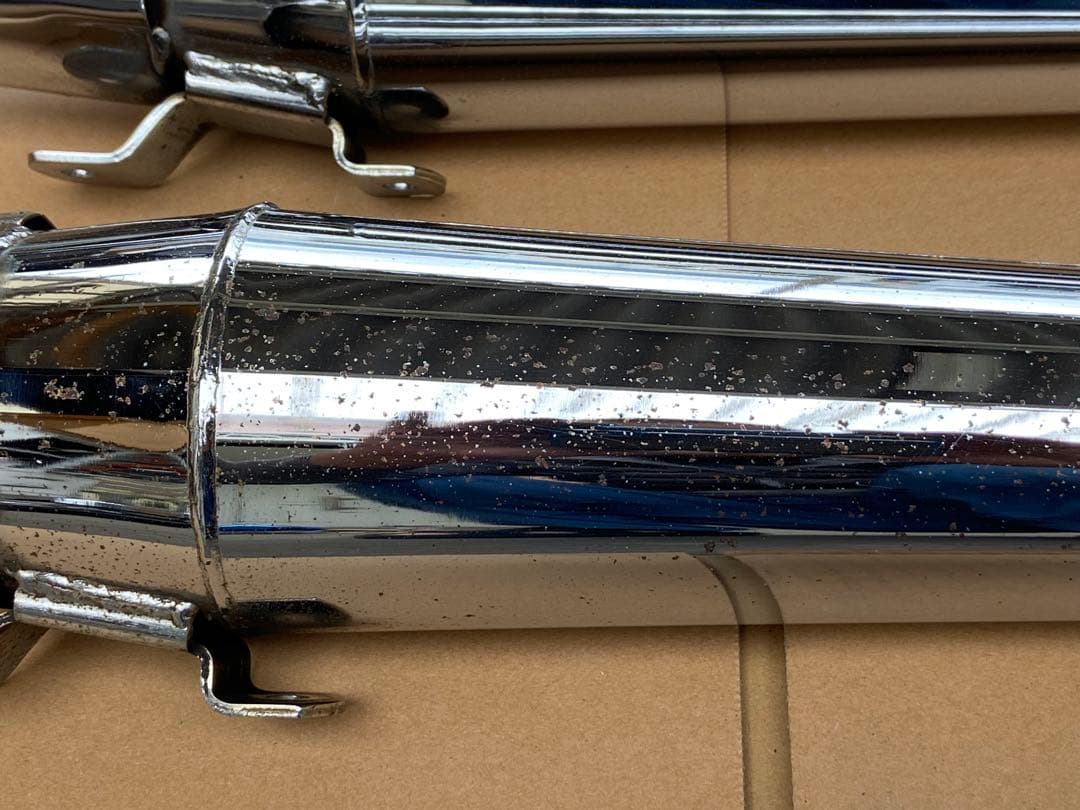 エボ用サンダーヘッダー スリップオンマフラー 中古