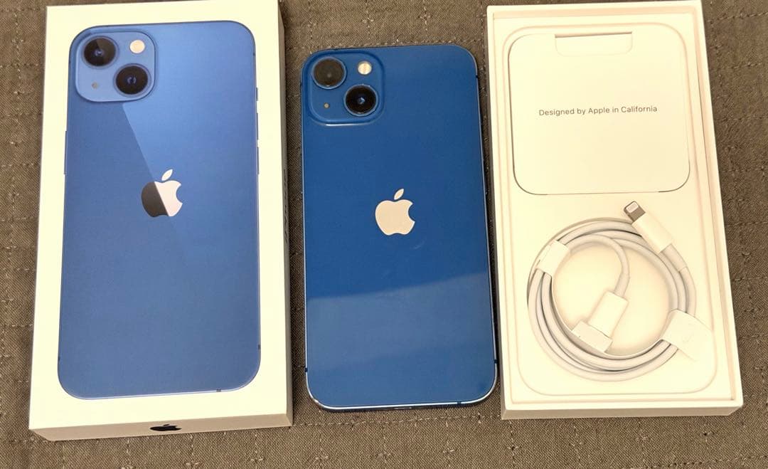 Apple iPhone 13 青色 本体 128GB ブルー