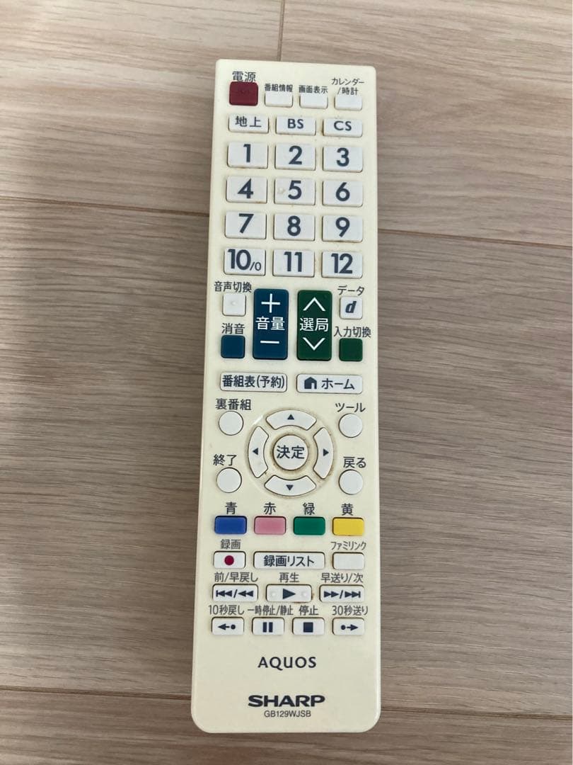 SHARP テレビ　24型　白