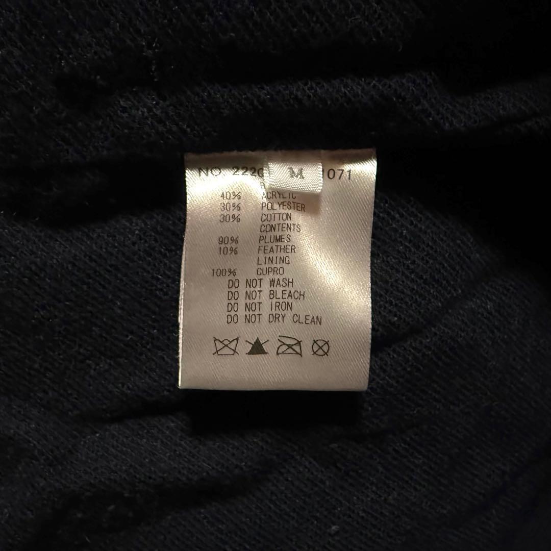 highwind 袖リブ 切替 フード付き ダウン ジャケット M