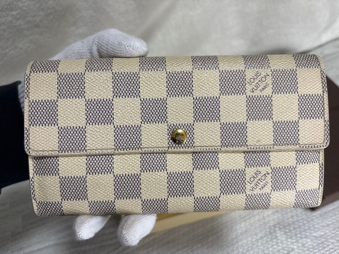 オ*イ様 Louis Vuitton ダミエ・アズール 長財布　ヴィトン