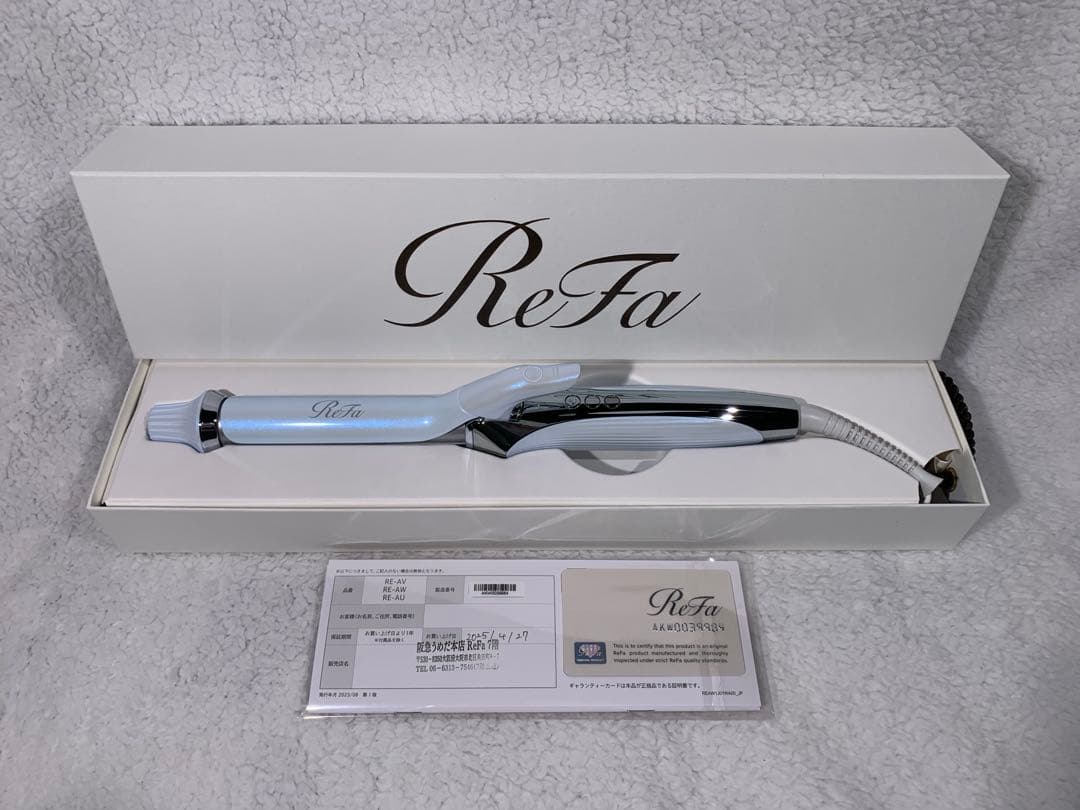 ※保証期間あり※ リファ カール アイロン プロ（Φ26/ホワイト）