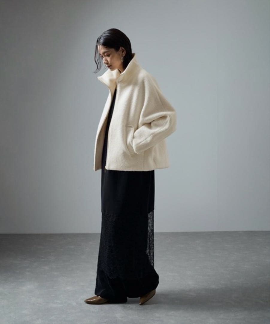 SALON adam et rope ジップブルゾン　ホワイト