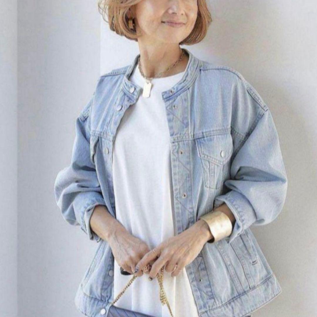 【美品】PLUS OTO.HA プラスオトハ バックコクーン Gジャン デニム