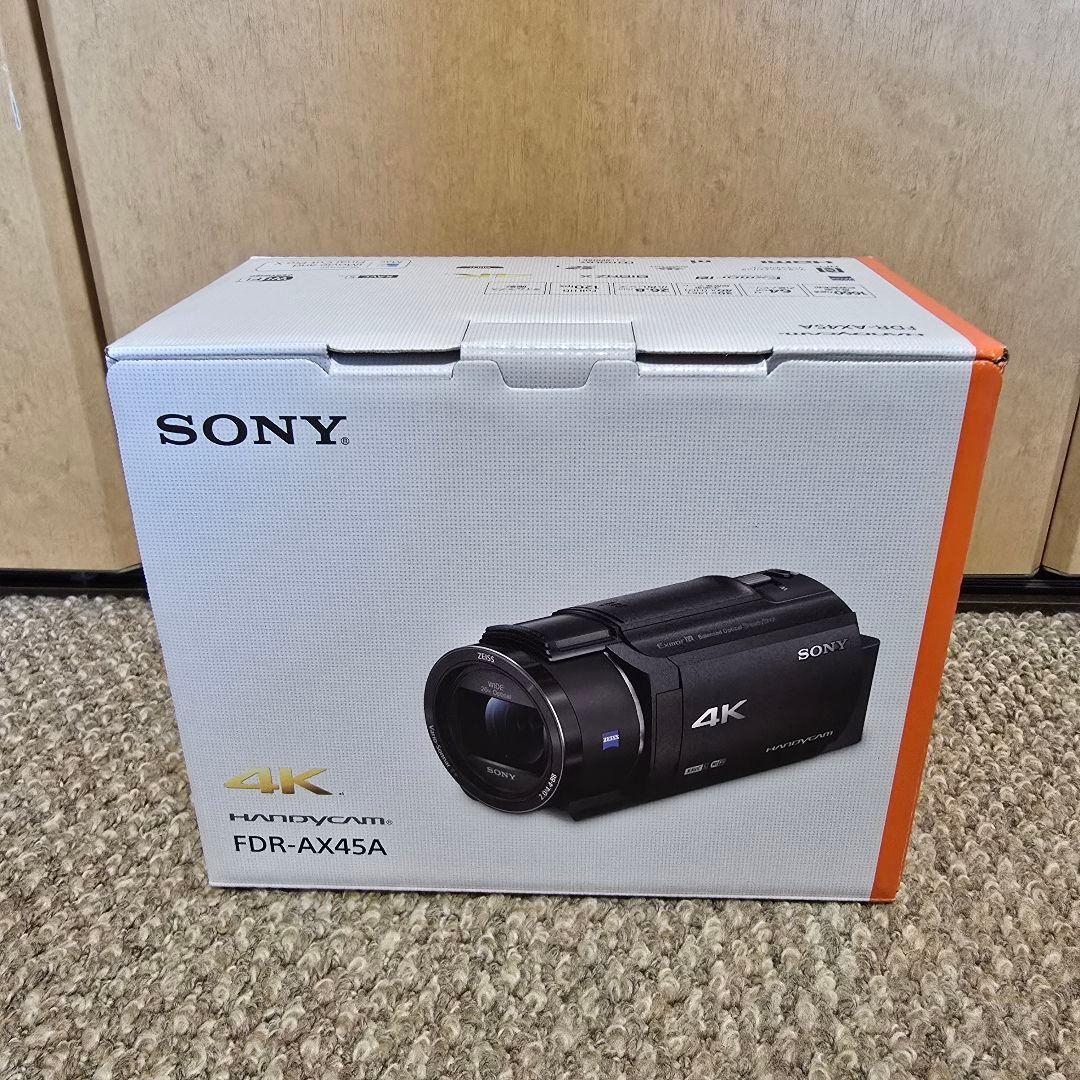 ★新品 SONY 4Kビデオカメラ FDR-AX45A★
