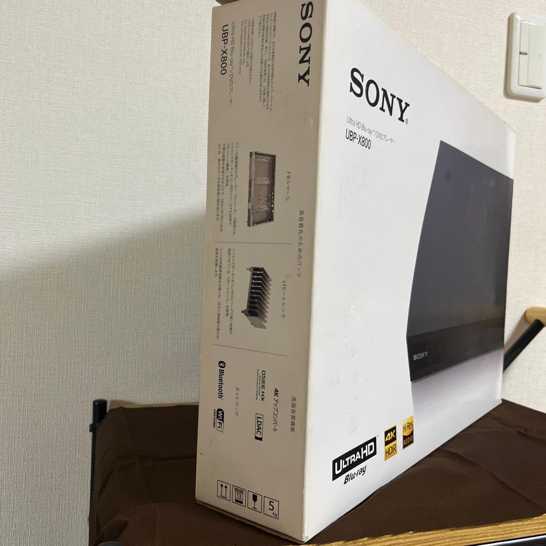 開封品　SONY UBP-X800 Ultra HD Blu-rayプレーヤー
