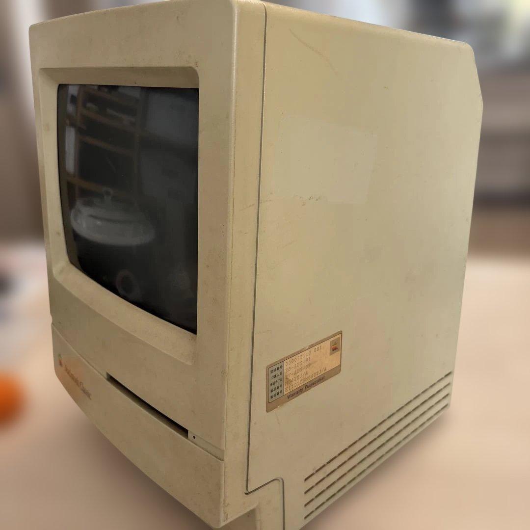 Macintosh Classic 収納バック＋キーボード　写真がすべて！現状渡