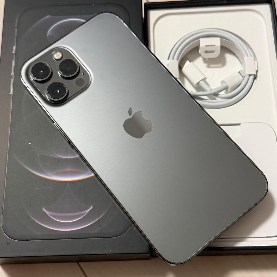 『美品』Apple iPhone 12 Pro Max グラファイト 本体