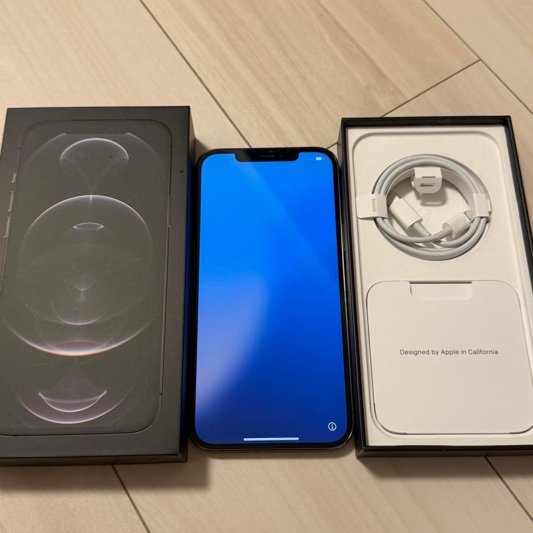 『美品』Apple iPhone 12 Pro Max グラファイト 本体