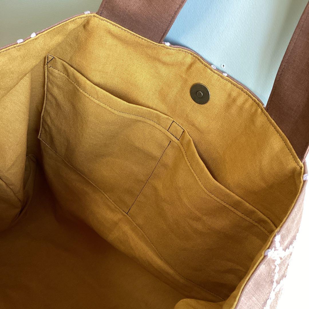 専用です！ミナペルホネンタンバリン両面でトートバッグ ハンドメイド