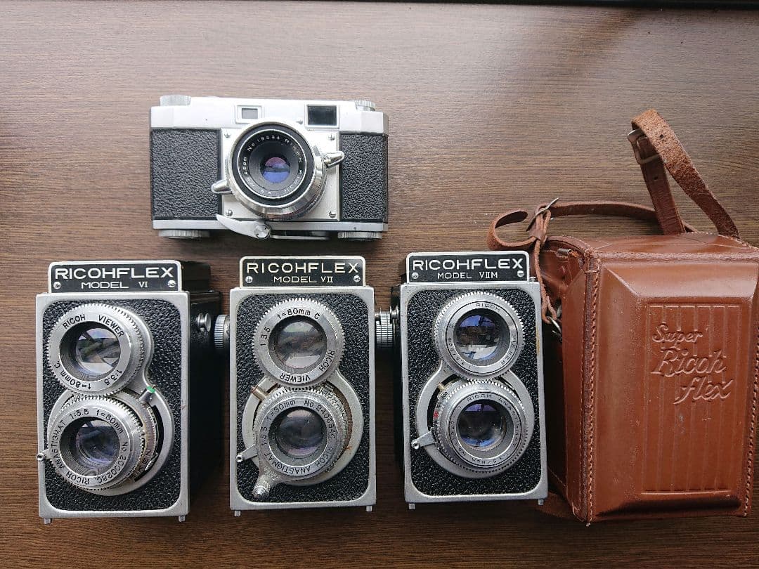 リコー RICOH 2眼 3台、35ミリ 1台、合計4台
