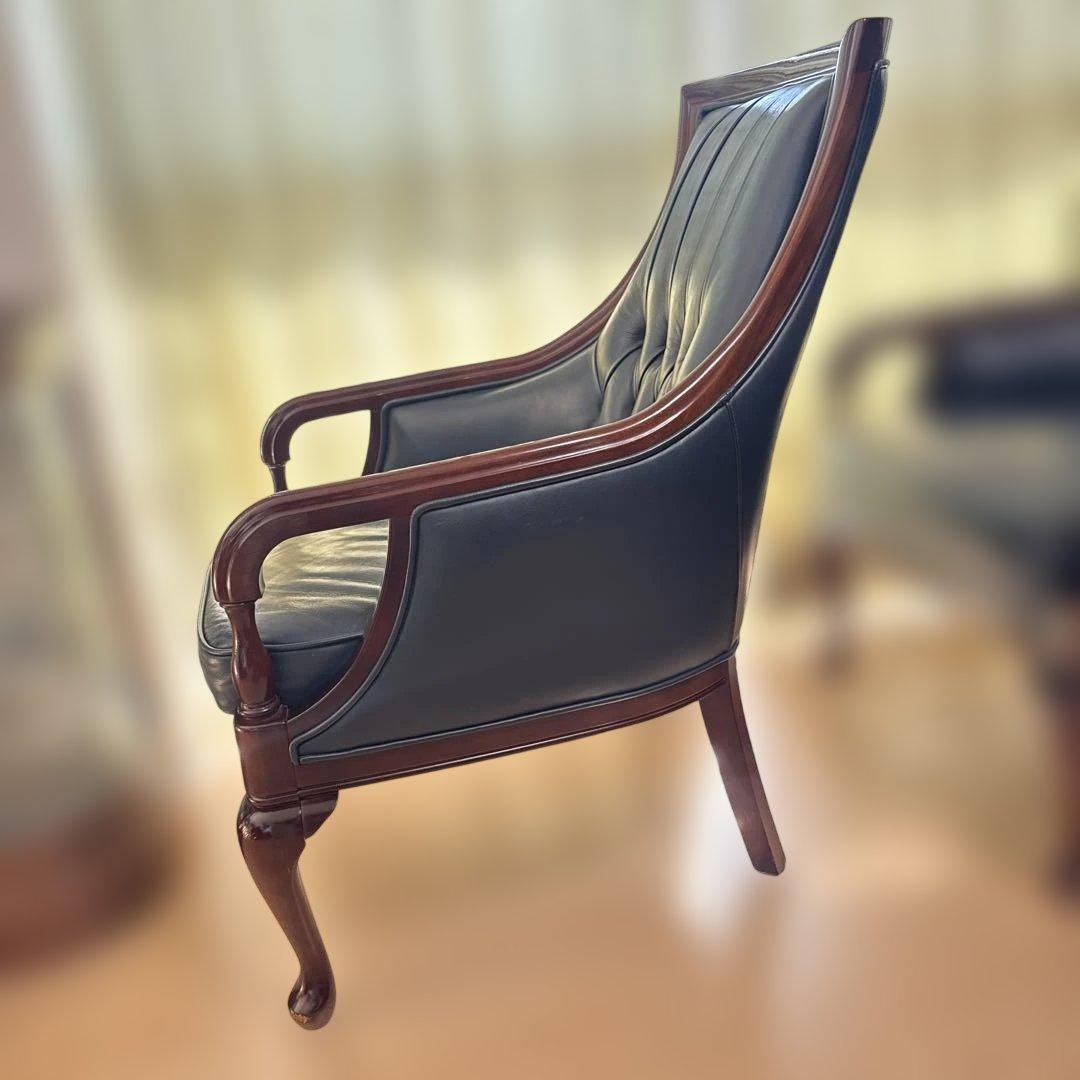 マルニ　ケントコートシリーズ　1脚　レザー1人掛けソファ②