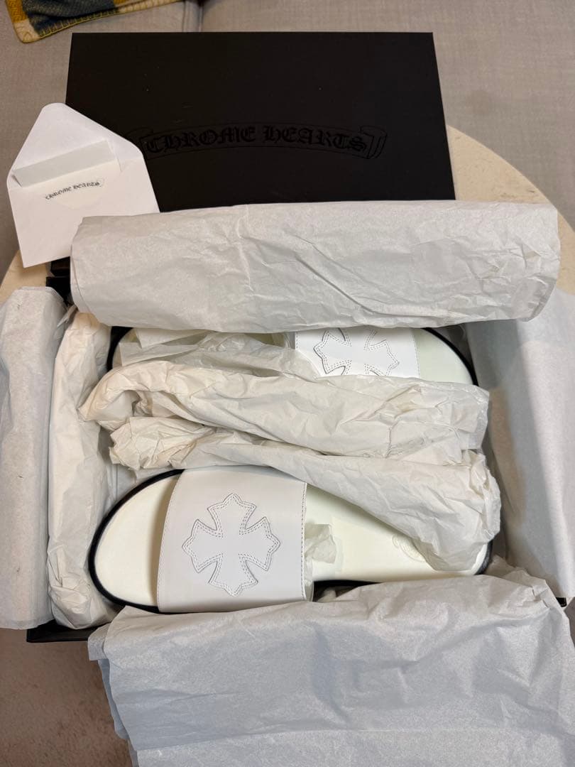 Chrome Hearts ホワイトサンダル　44